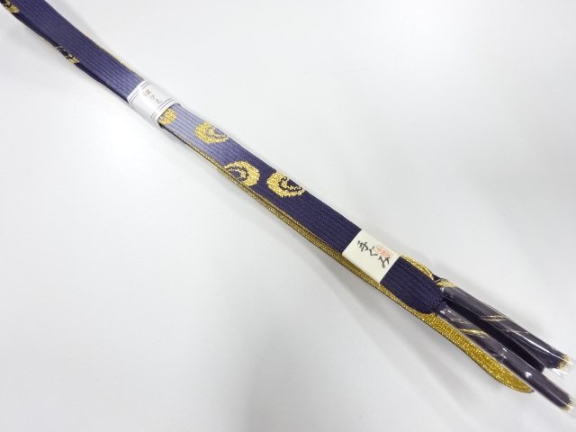 JAPANESE KIMONO / UNUSED KOREI HAND-TIED OBIJIME